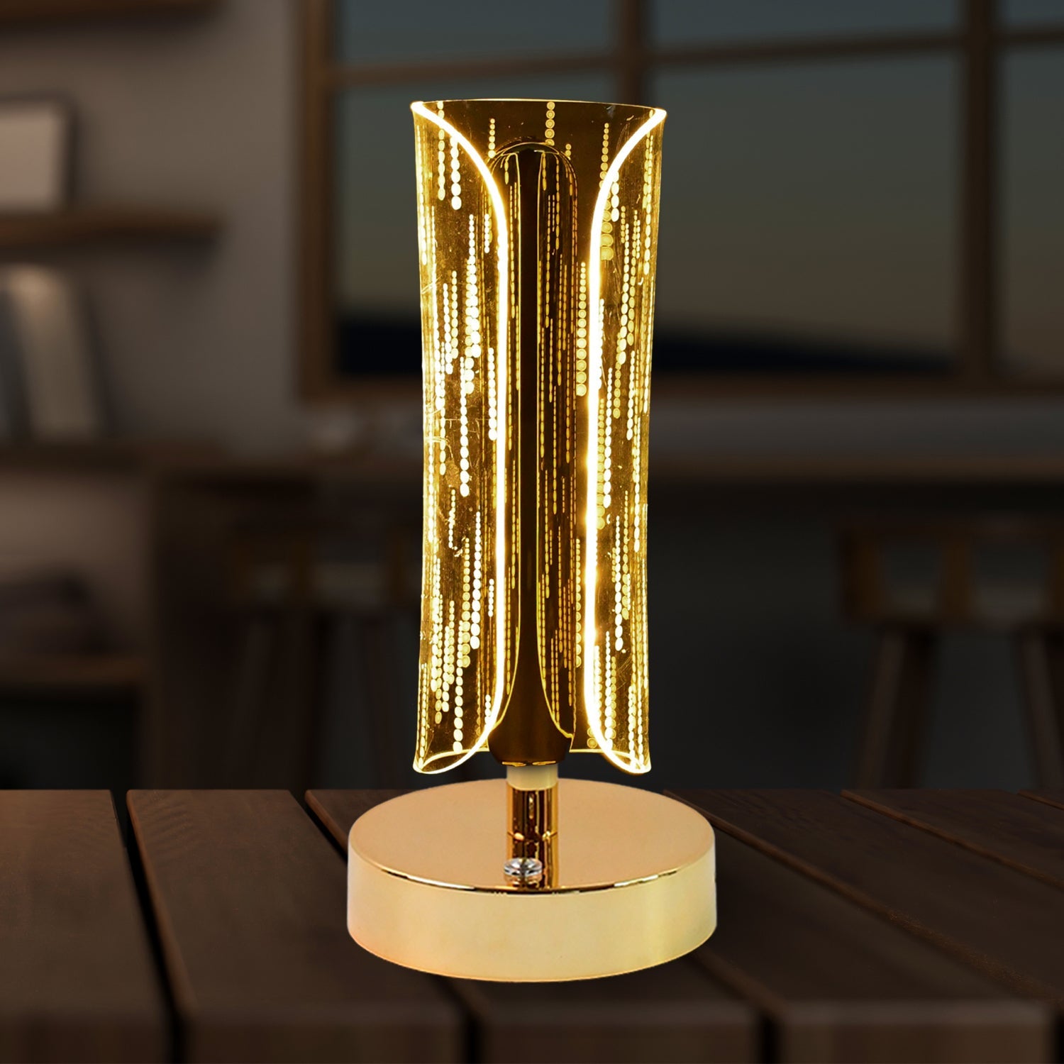 Luxury Tall Cylinder Shape Crystal Table Lamp (1 Pc) Luxury Tall Cylinder Shape Crystal Table Lamp (1 Pc)